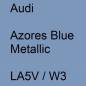 Preview: Audi, Azores Blue Metallic, LA5V / W3.